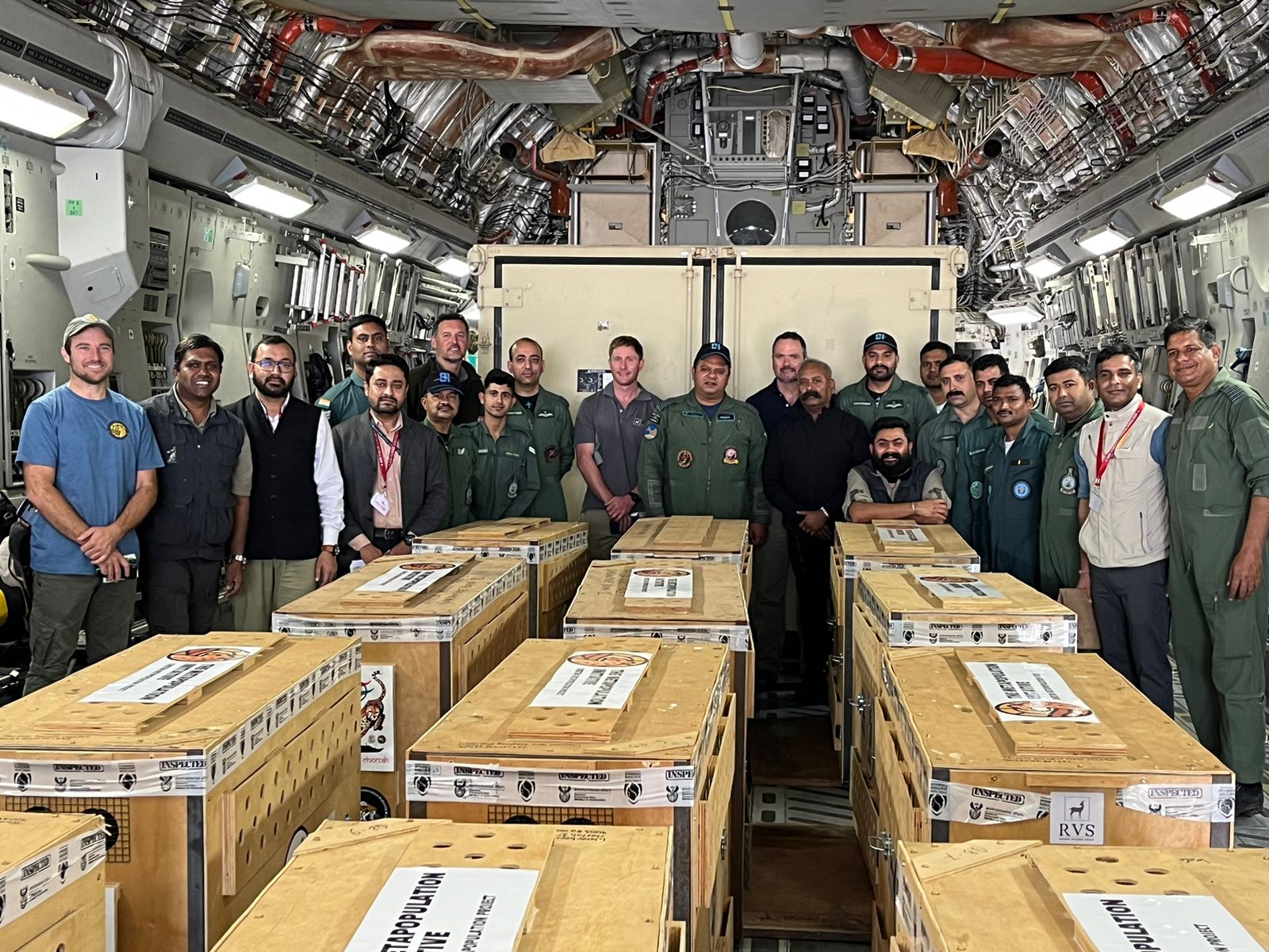 12 more cheetahs were brought to Gwalior from South Africa