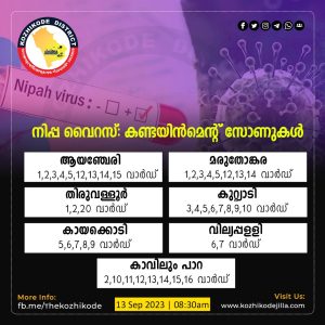 Kozhikode two more health workers have symptoms of Nipah, route map of 47-year-old who died of Nipah in Rutonkara