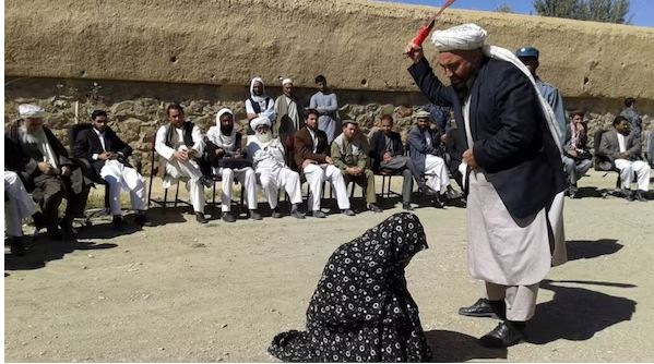The Taliban will stone women to death in public if they commit adultery